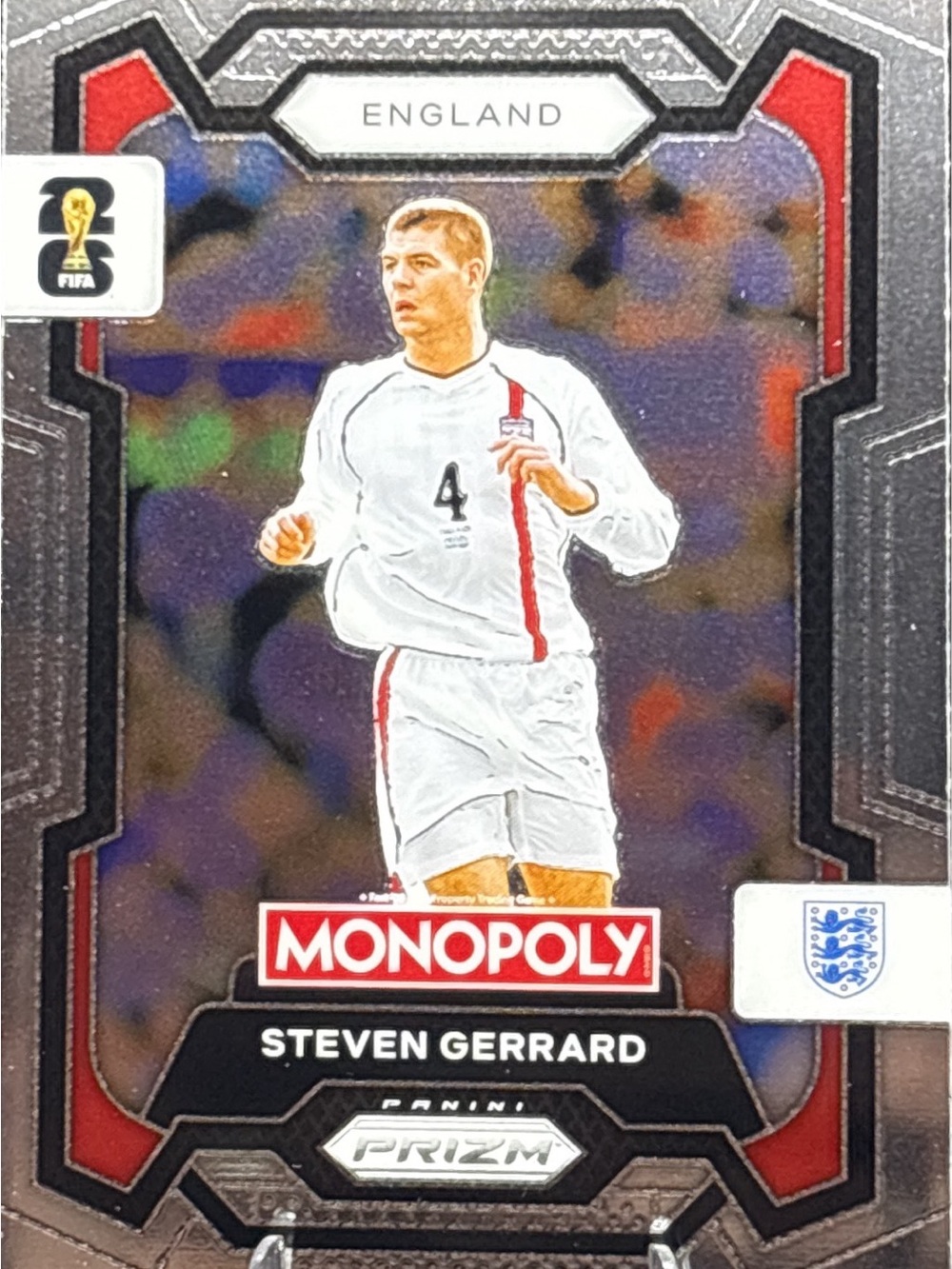 Panini Prizm Steven Gerrard Monopoly Soccer Card